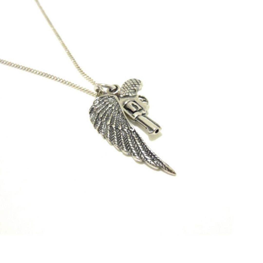 Collana ala e pistola - CD571 - Spadarella Gioielli