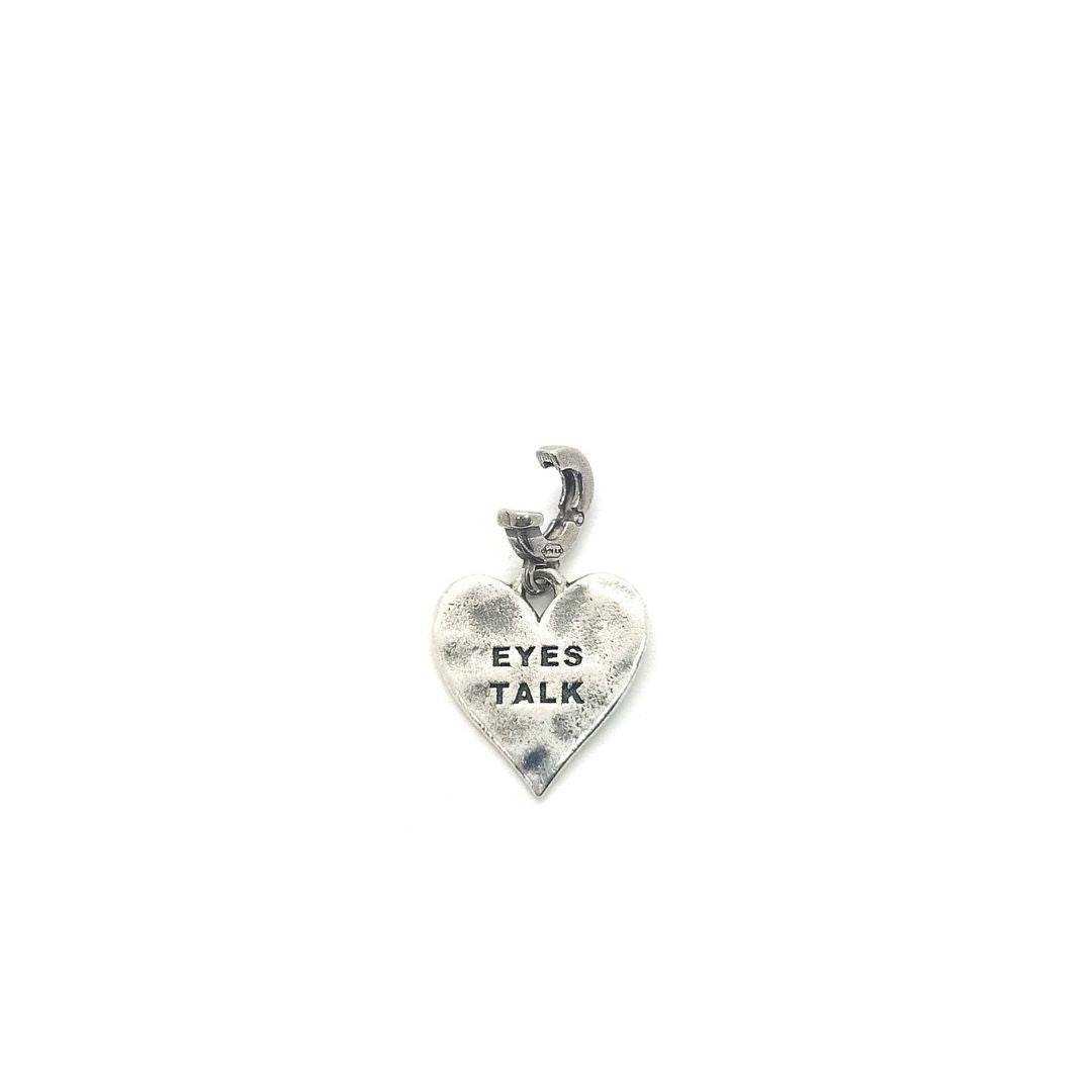 Charm cuore Eyes talk - CIC22 - Spadarella Gioielli