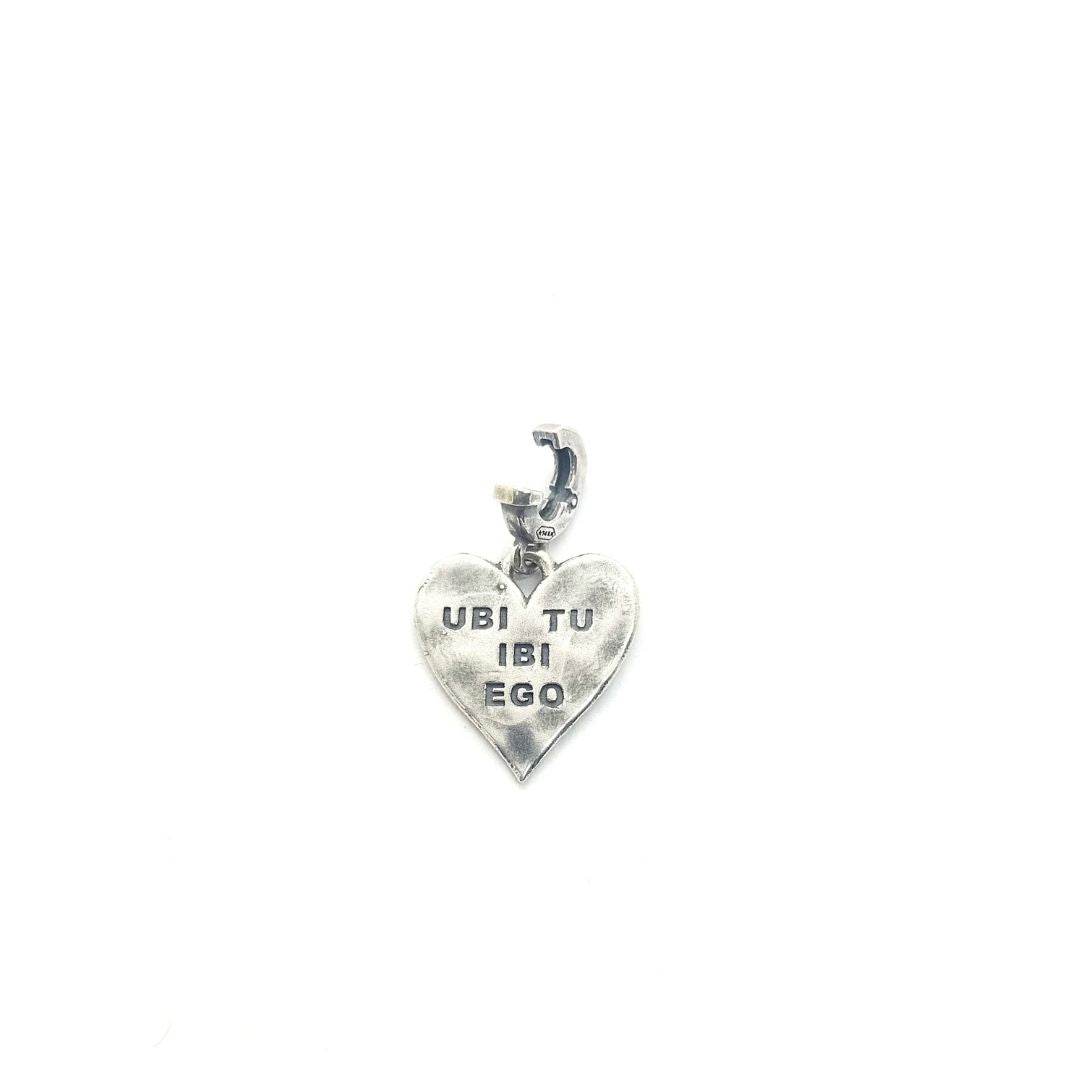 Charm cuore Ubi tu ibi ego - CIC33 - Spadarella Gioielli