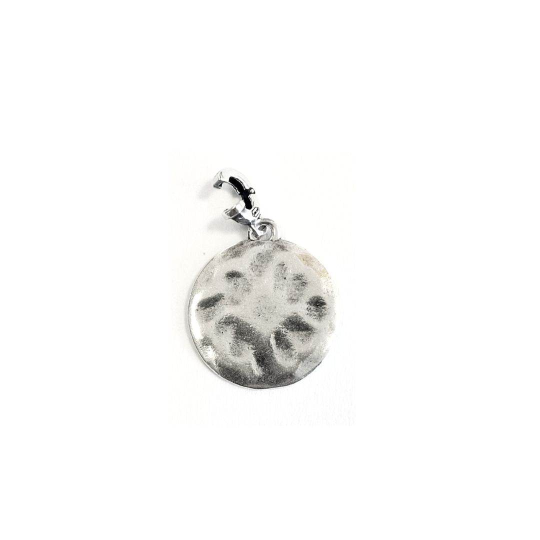 Charm targhetta liscia - CIC45 - Spadarella Gioielli