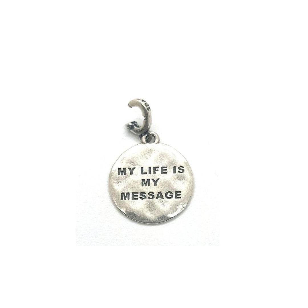 Charm targhetta My life is... - CIC6 - Spadarella Gioielli