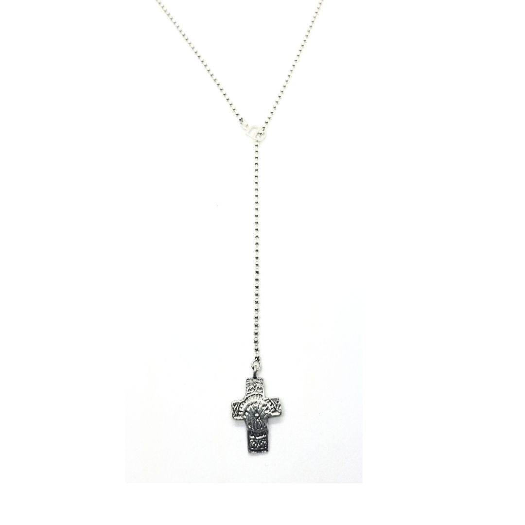 Collana strozzina croce - CL622 - Spadarella Gioielli