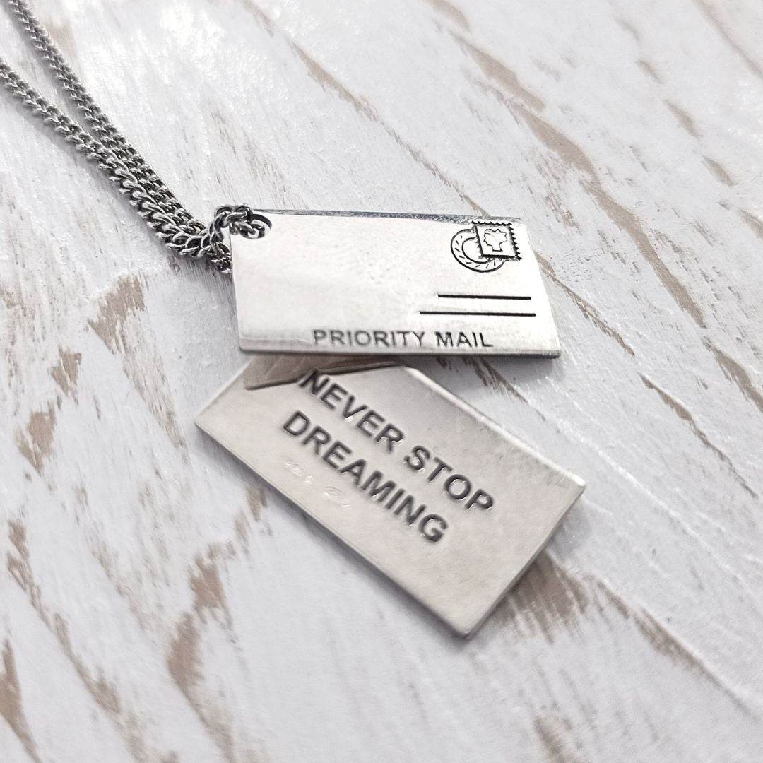 Collana bustina Never stop... - CL707 - Spadarella Gioielli