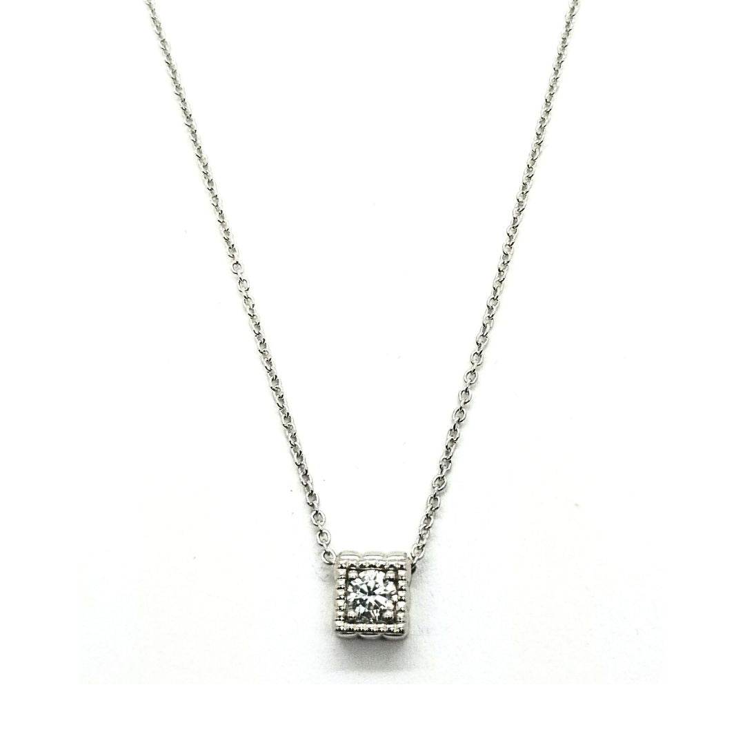 Collana scintille quadrato - CL714 - Spadarella Gioielli