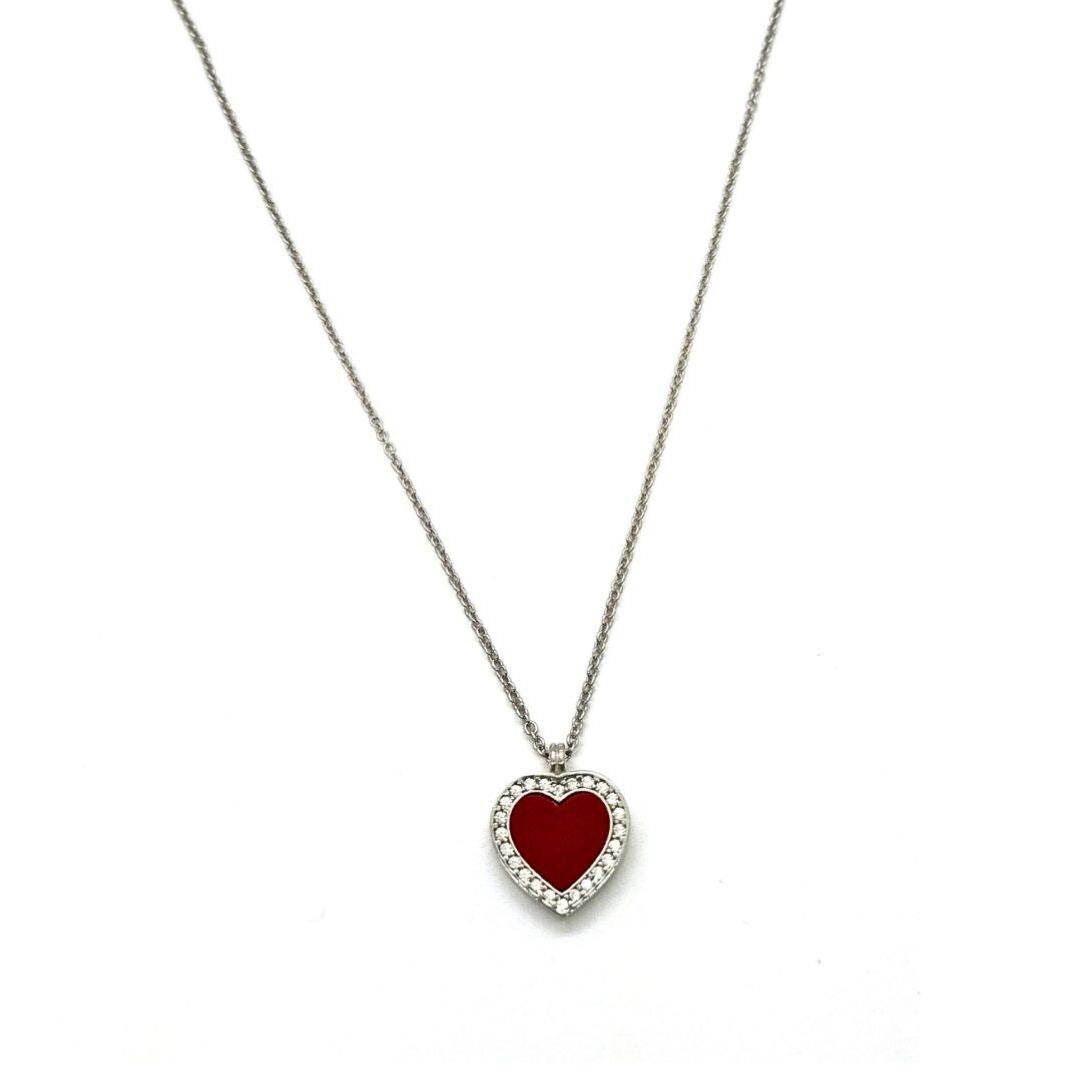 Collana Rainbow zirconi cuore - CL725