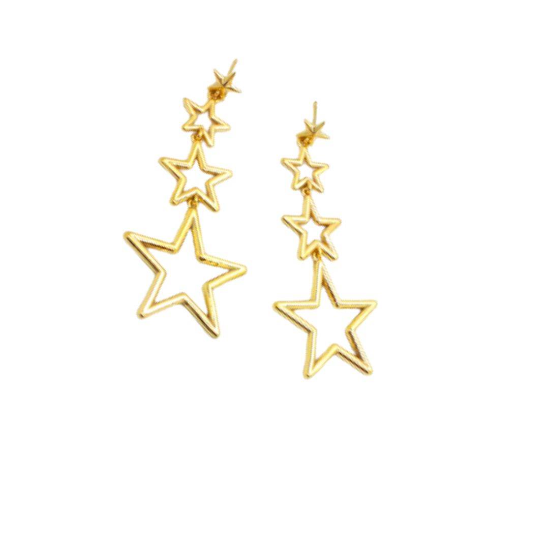 Orecchini pendenti con stelle - OR760 - Spadarella Gioielli