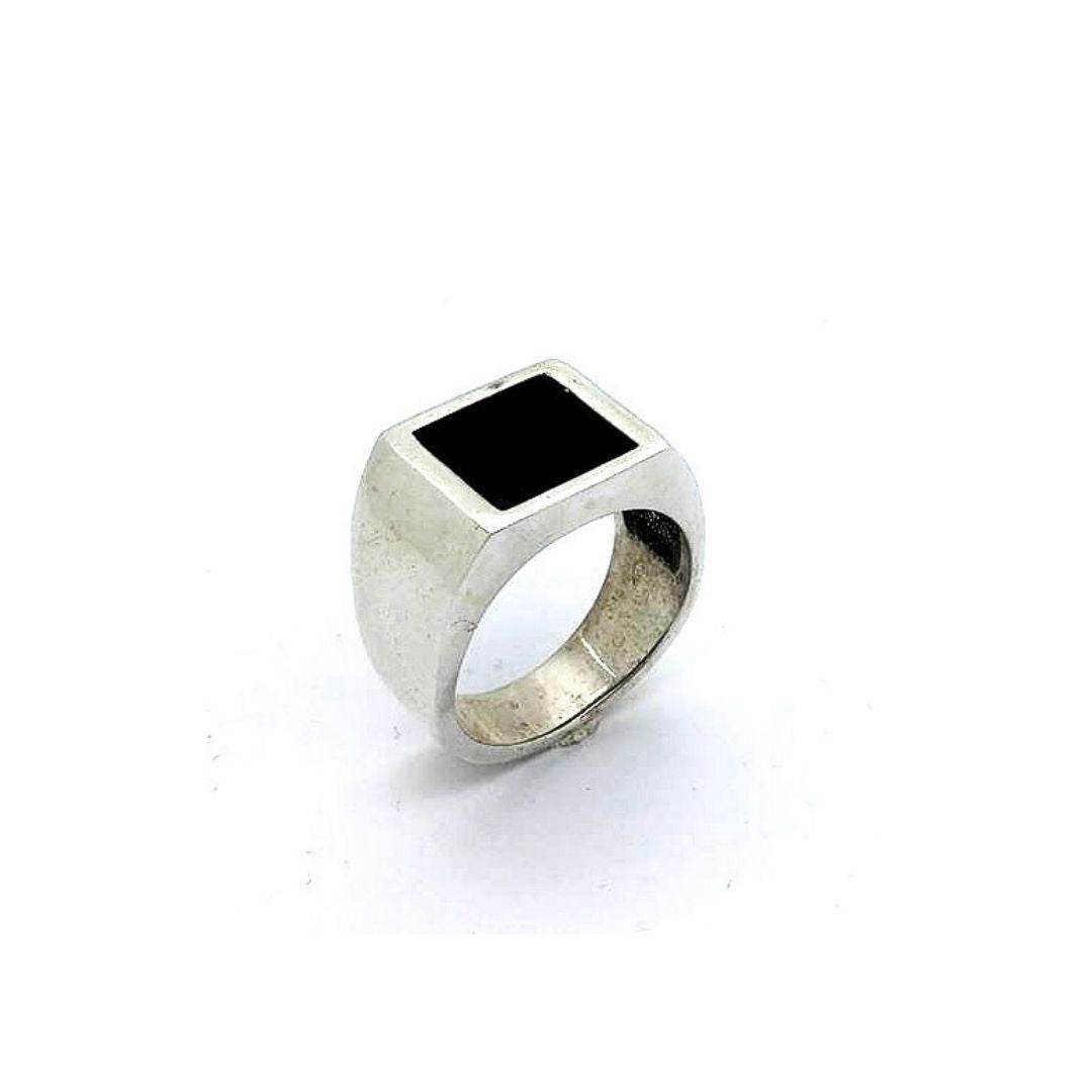 Anello con pietra quadrata - PSAN108P - Spadarella Gioielli