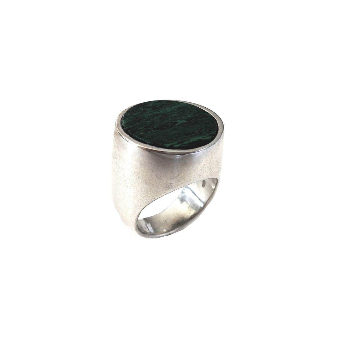 Anello con pietra rotonda - PSAN114 - Spadarella Gioielli