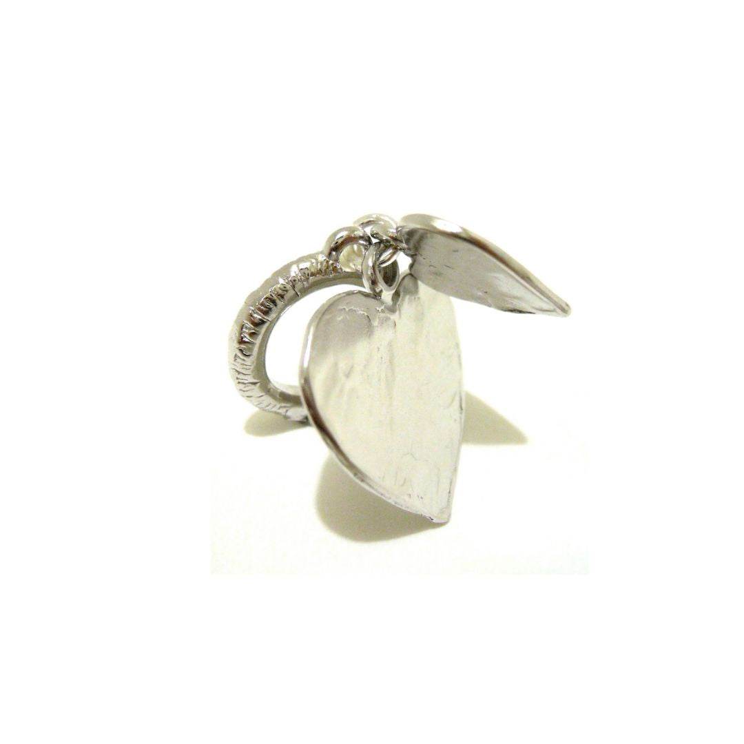 Anello cuori martellati - PSAN72 - Spadarella Gioielli