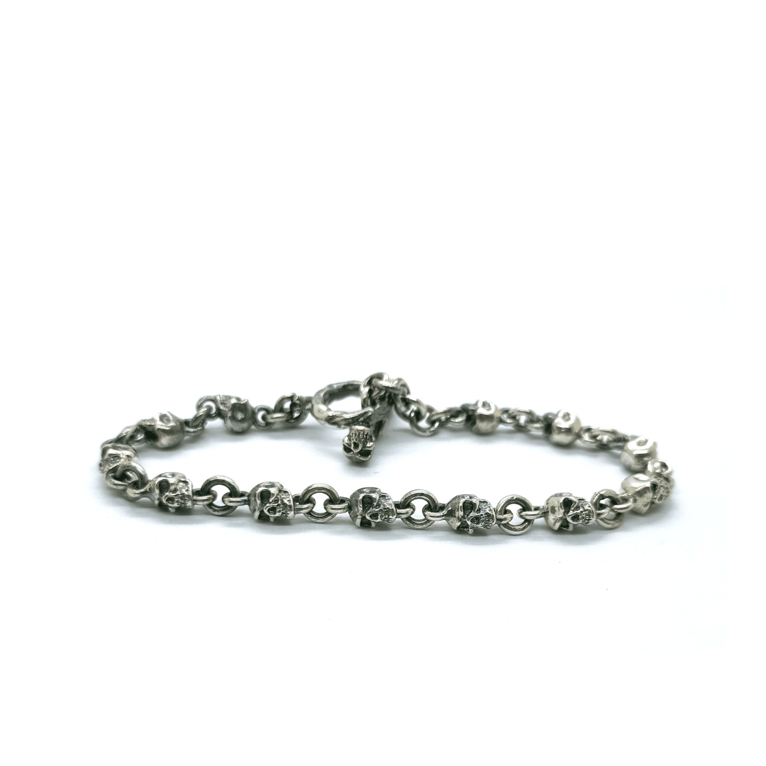 Bracciale teschietti -PSBR224 - Spadarella Gioielli