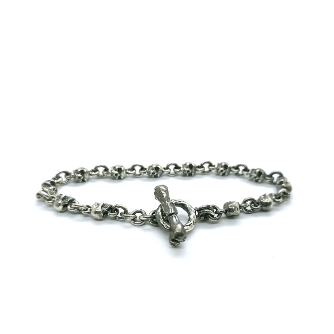 Bracciale teschietti -PSBR224 - Spadarella Gioielli