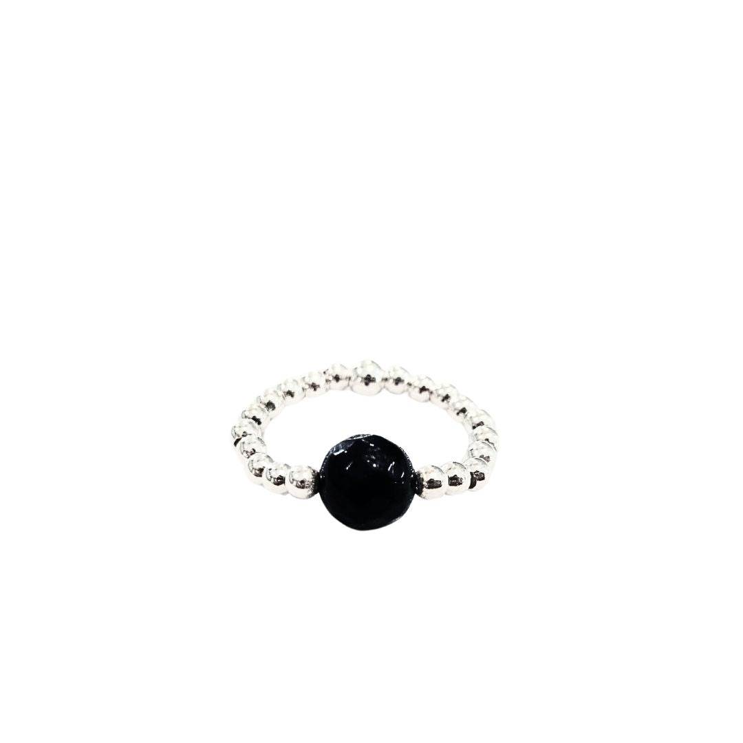 Anello elastico con pietra - SPAN06 - Spadarella Gioielli