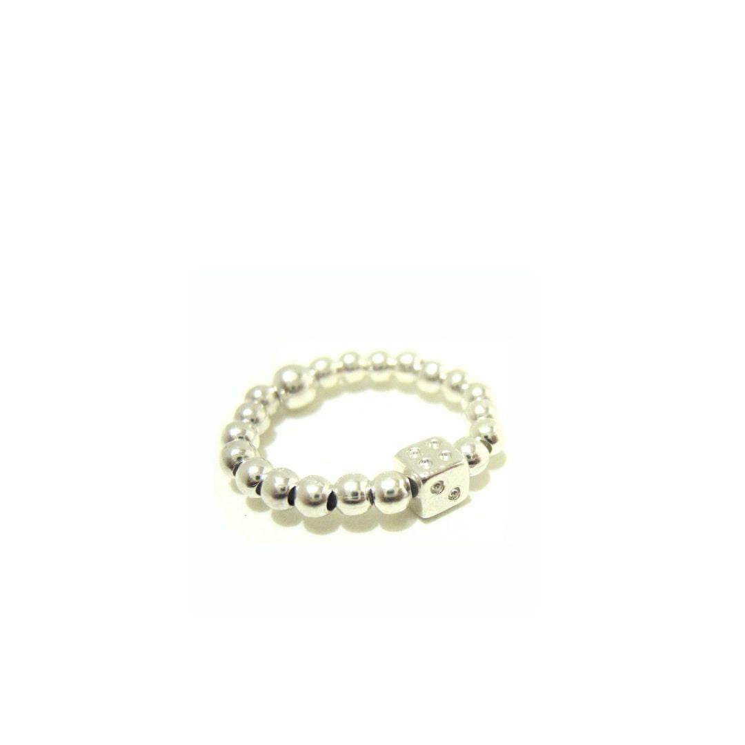 Anello elastico dado - SPAN10 - Spadarella Gioielli
