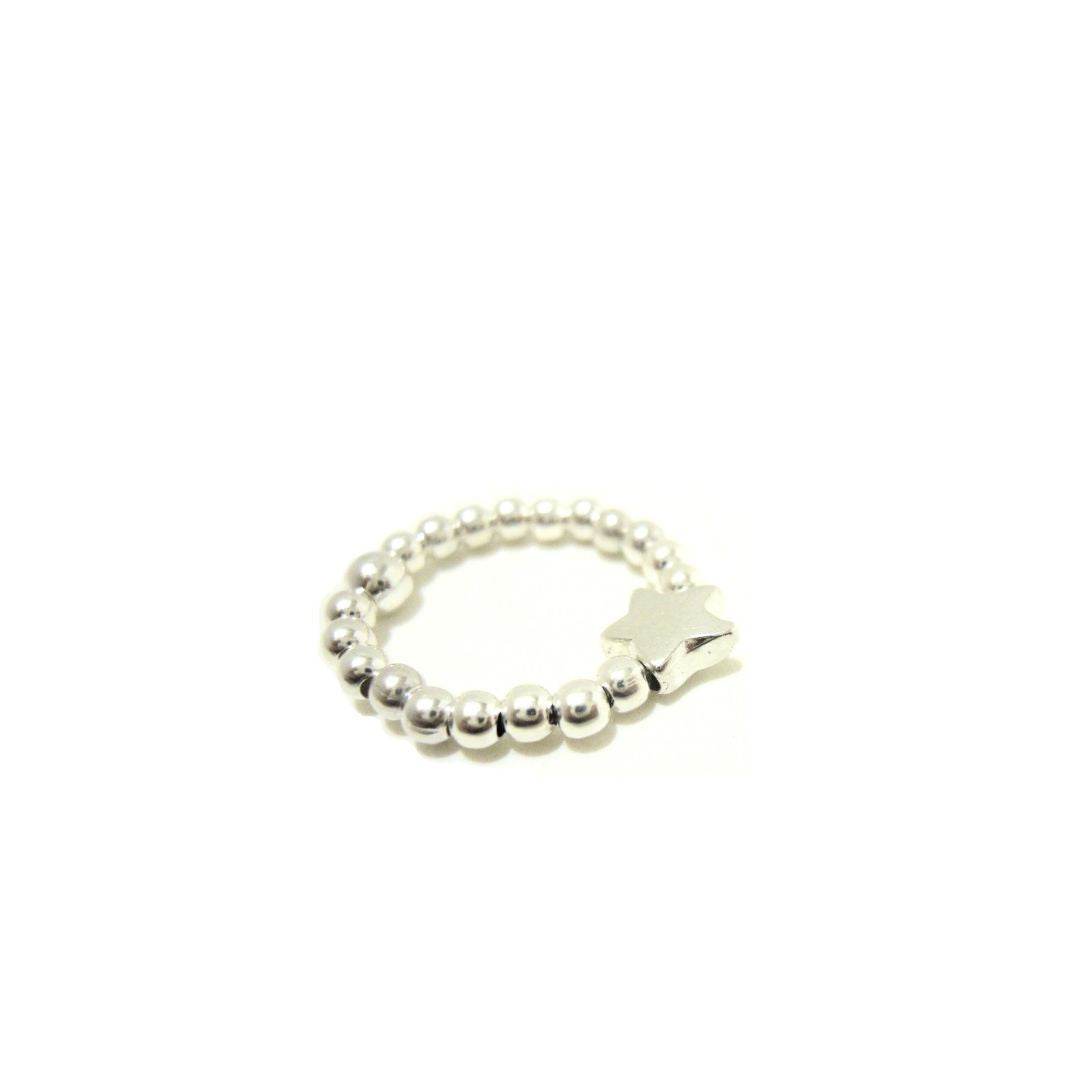 Anello elastico stella - SPAN13 - Spadarella Gioielli