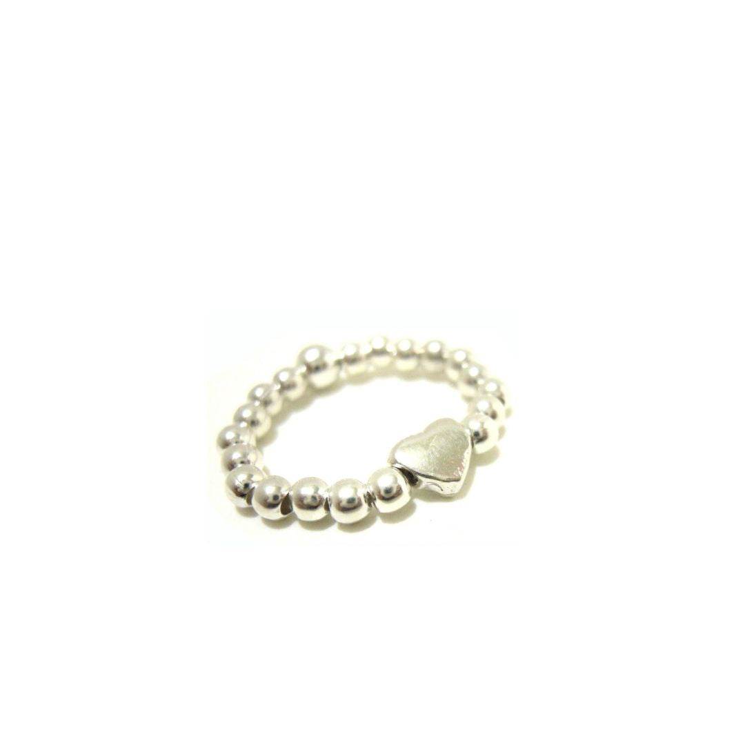 Anello elastico cuore - SPAN18 - Spadarella Gioielli