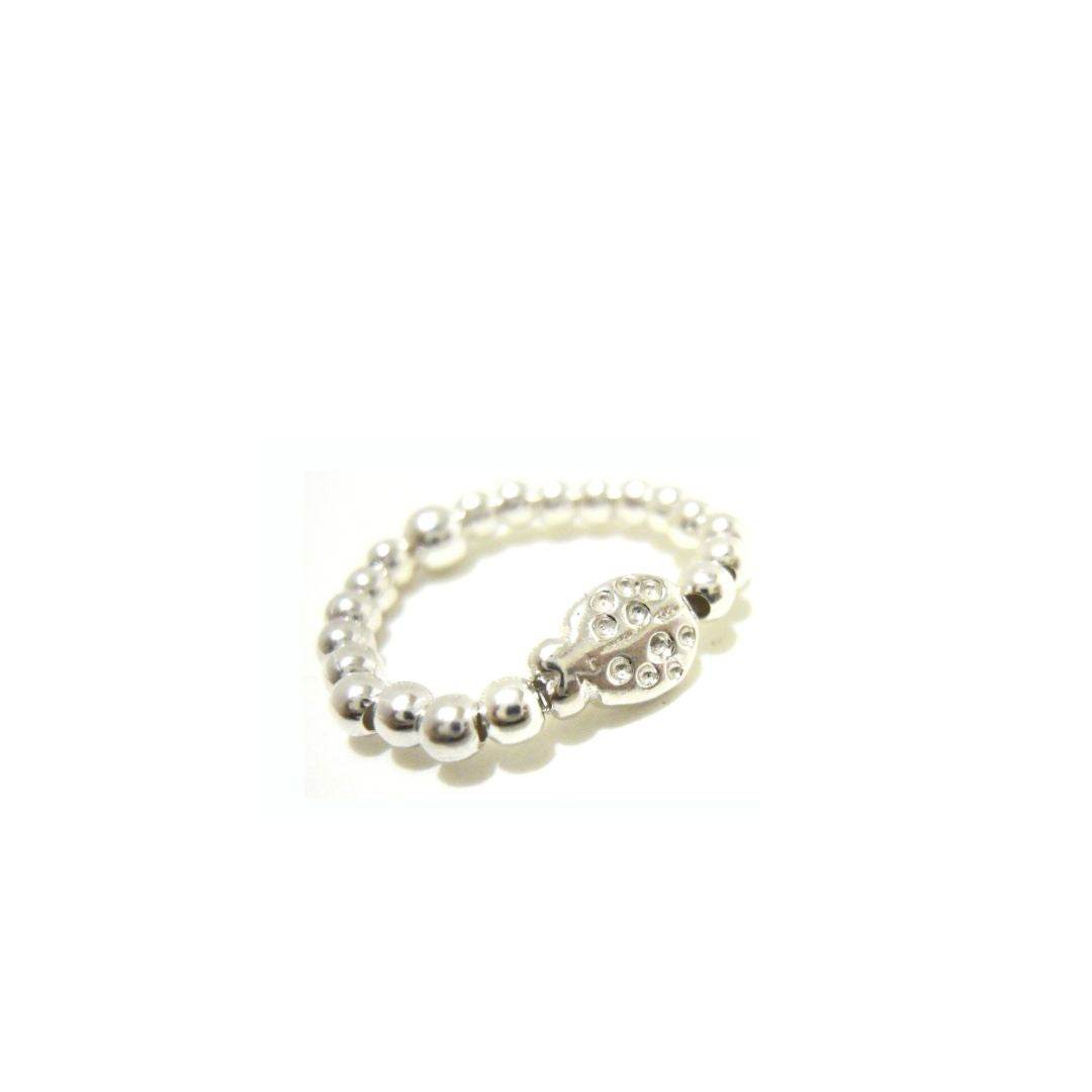 Anello elastico coccinella - SPAN20 - Spadarella Gioielli