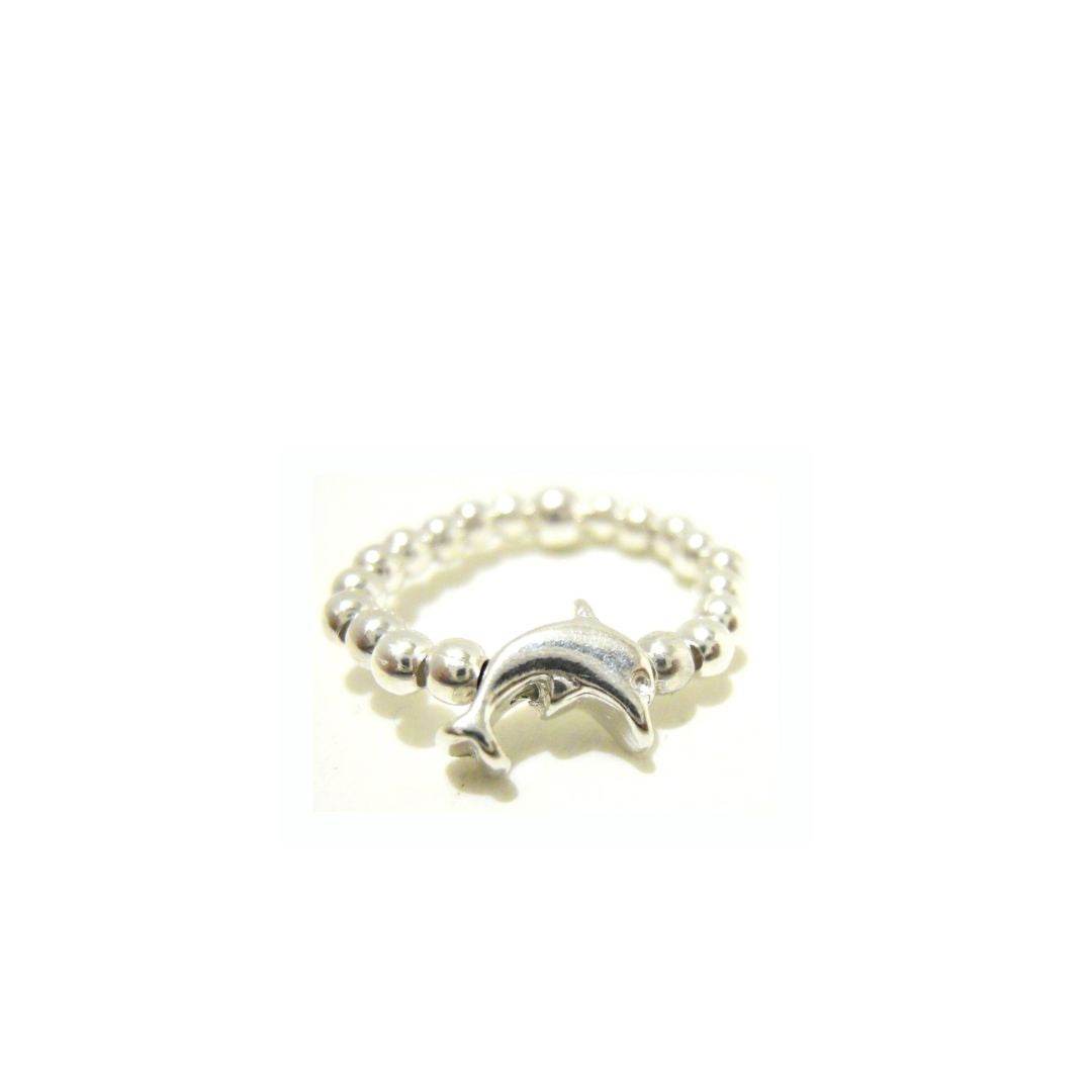 Anello elastico delfino - SPAN21 - Spadarella Gioielli