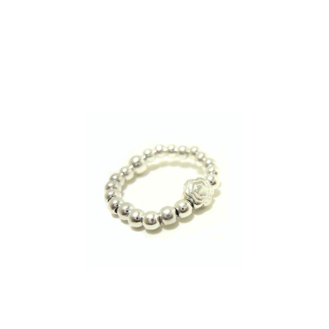 Anello elastico fiore - SPAN23 - Spadarella Gioielli