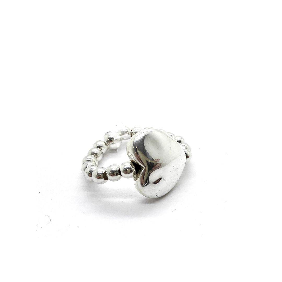 Anello elastico cuore - SPAN42 - Spadarella Gioielli