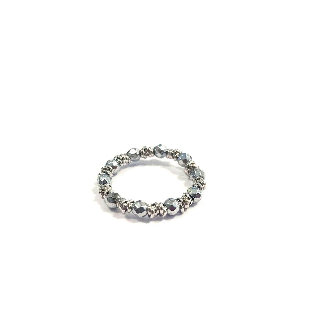 Anello elastico con pietre - SPAN47 - Spadarella Gioielli