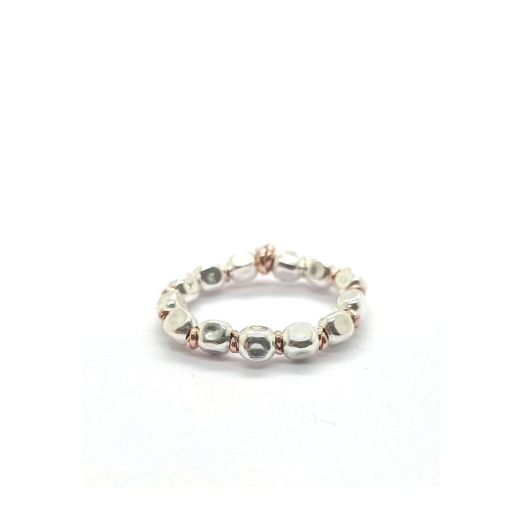 Anello elastico con pepite - SPAN49 - Spadarella Gioielli