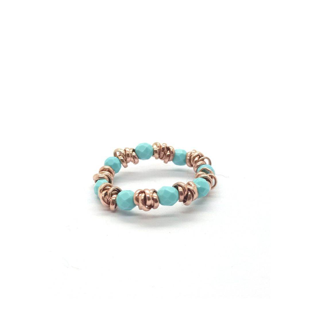 Anello elastico con pietre - SPAN50 - Spadarella Gioielli