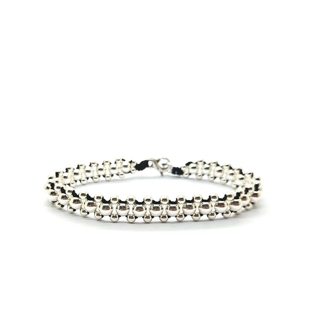 Bracciale spadino intrecciato - SPBR029 - Spadarella Gioielli