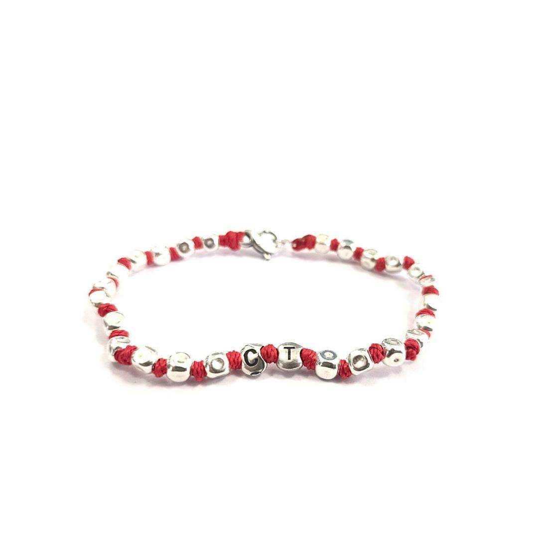 Bracciale spadino Crushed Letterine - Spadarella Gioielli