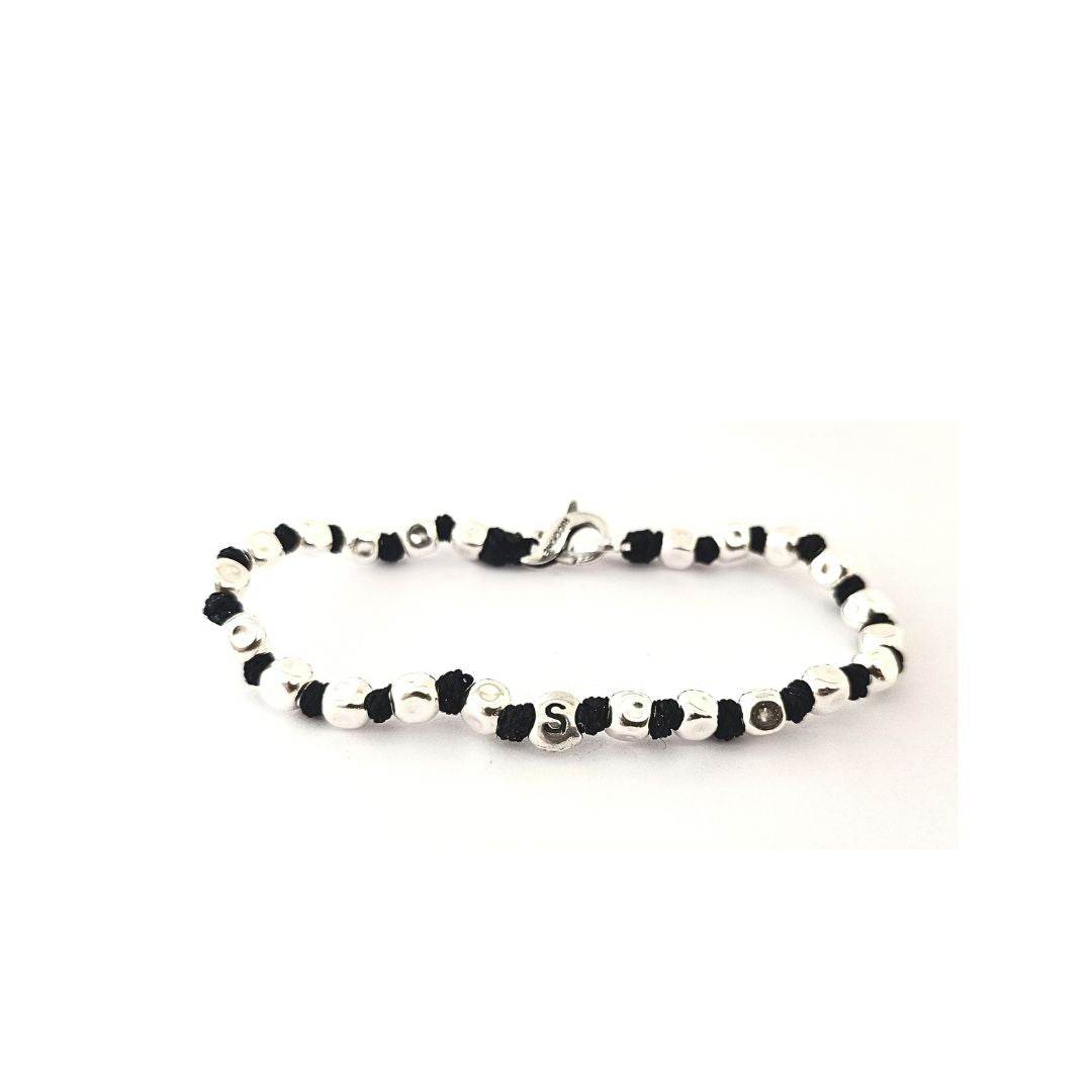 Bracciale spadino Crushed Letterina - Spadarella Gioielli