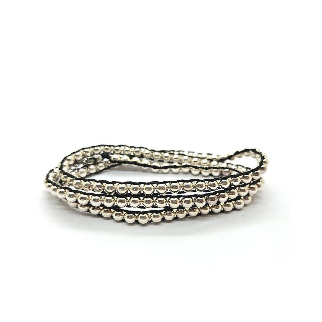 Bracciale spadino triplo giro - SPBR070 - Spadarella Gioielli