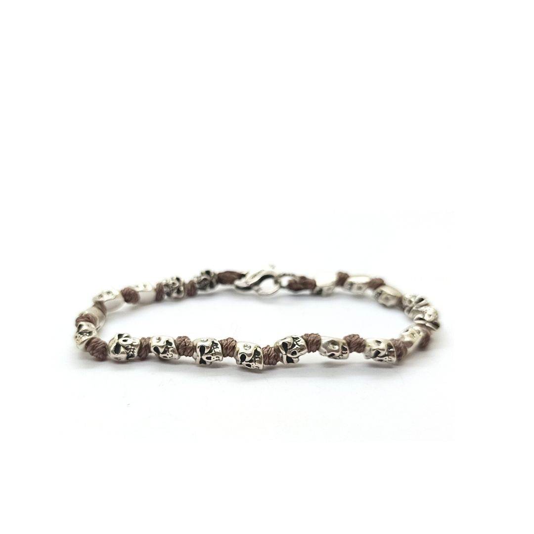 Bracciale spadino teschi - SPBR102 - Spadarella Gioielli