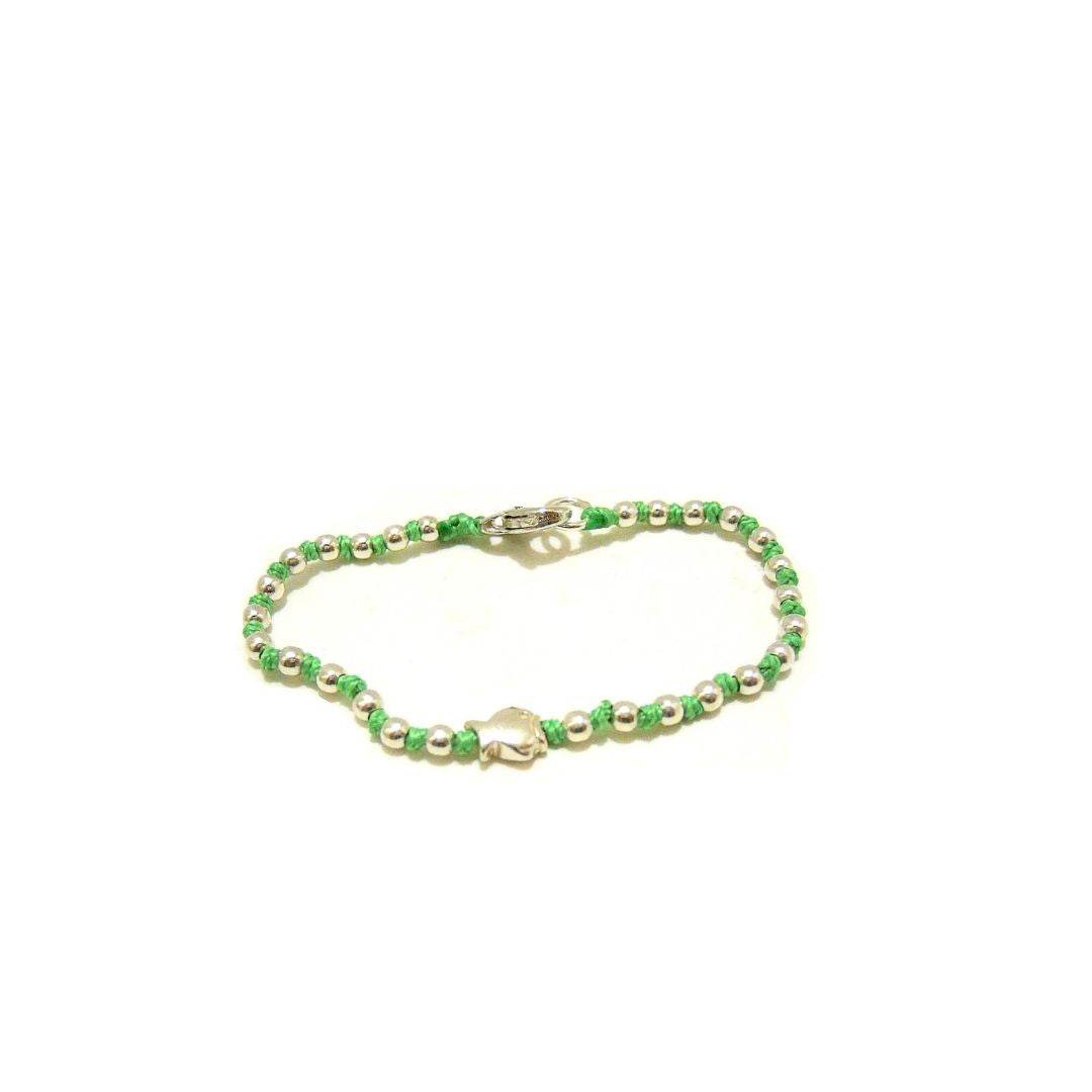 Bracciale a catena a spina di pesce in oro 14 carati, doppia Bracciale a catena a spina di pesce in oro 14 carati, doppia