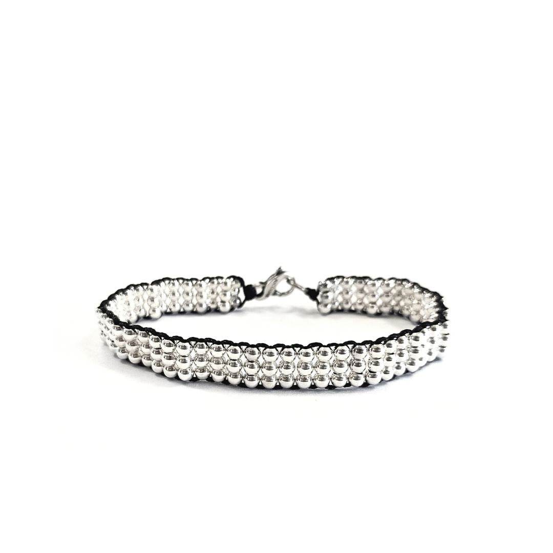Bracciale spadino intrecciato - SPBR178 - Spadarella Gioielli