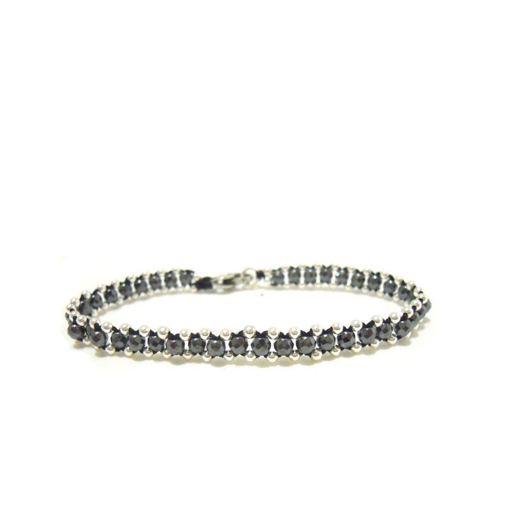 Bracciale spadino intrecciato - SPBR193 - Spadarella Gioielli