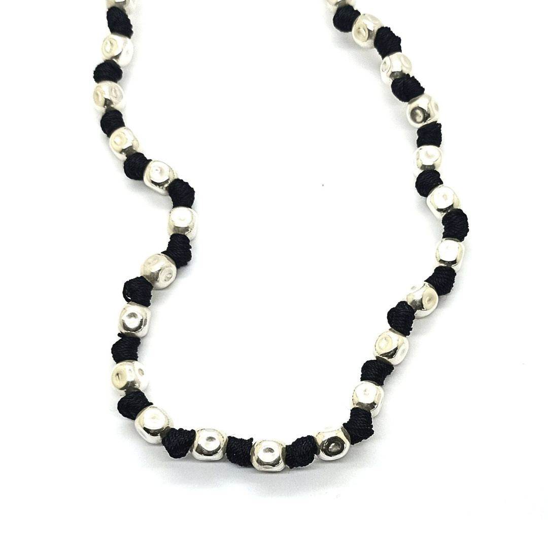 Collana spadino nodi e pepite - SPGR230 - Spadarella Gioielli