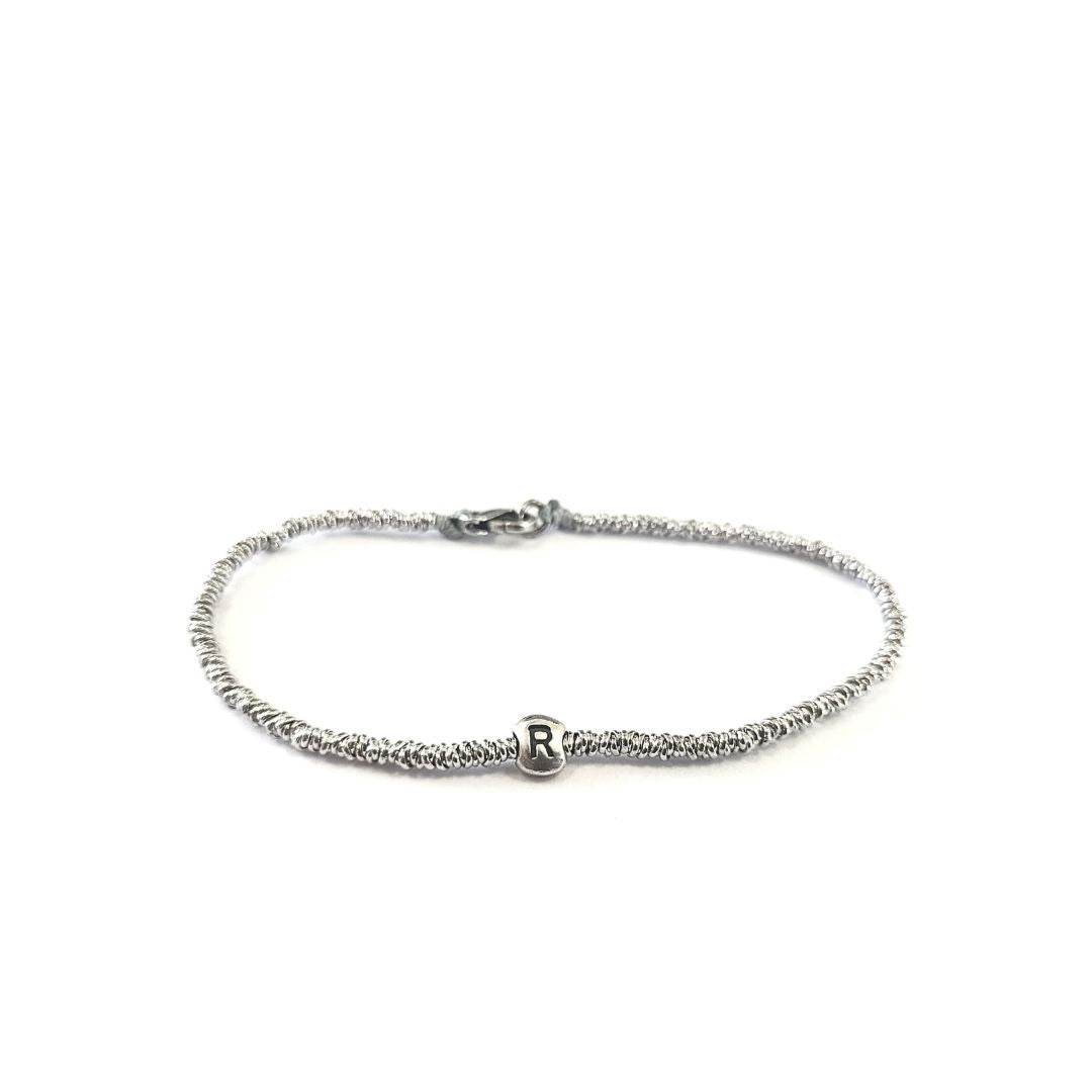 Bracciale spadino anellini Letterina - Spadarella Gioielli
