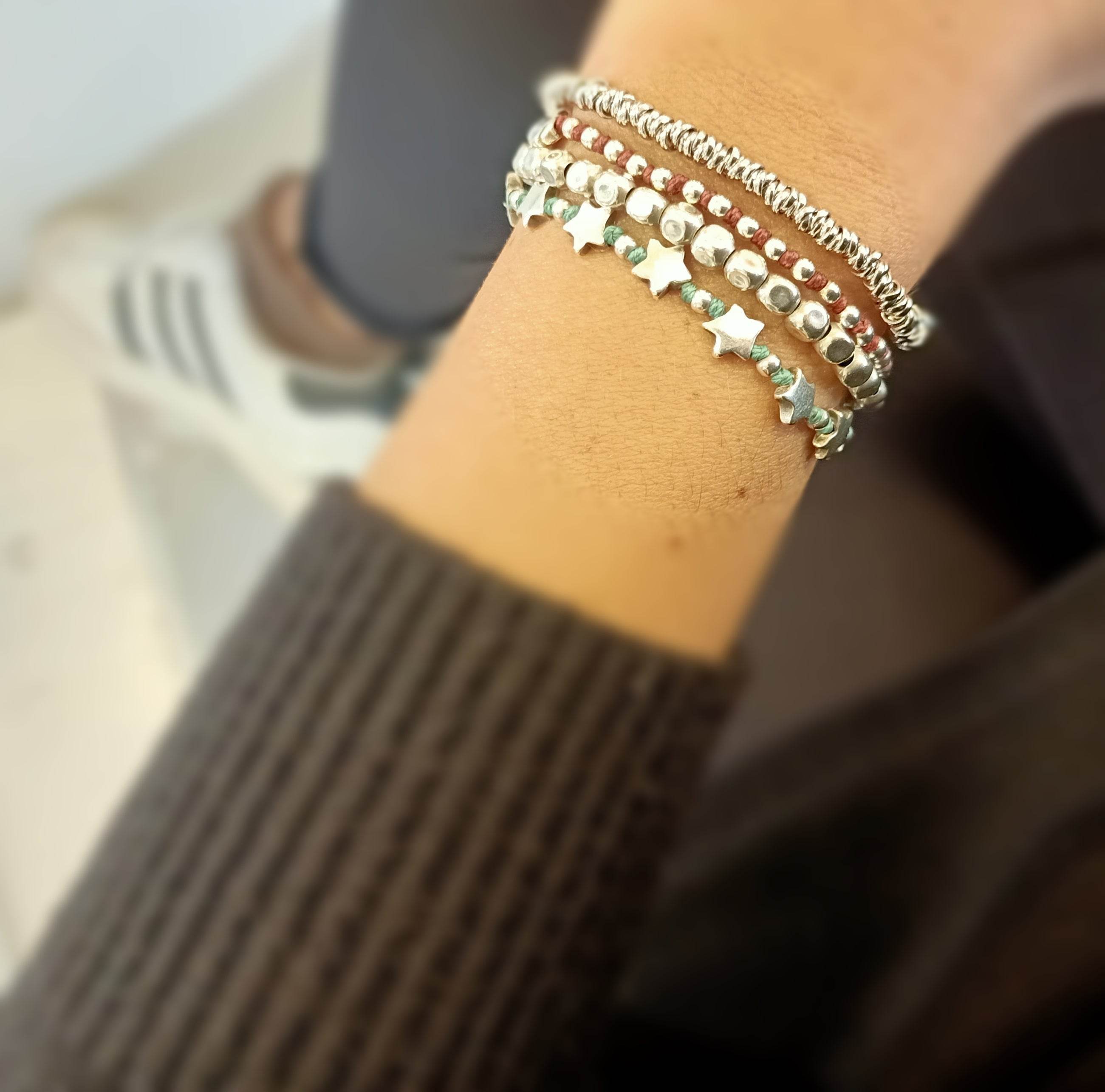 Bracciale spadino pepite - SPBR253 - Spadarella Gioielli