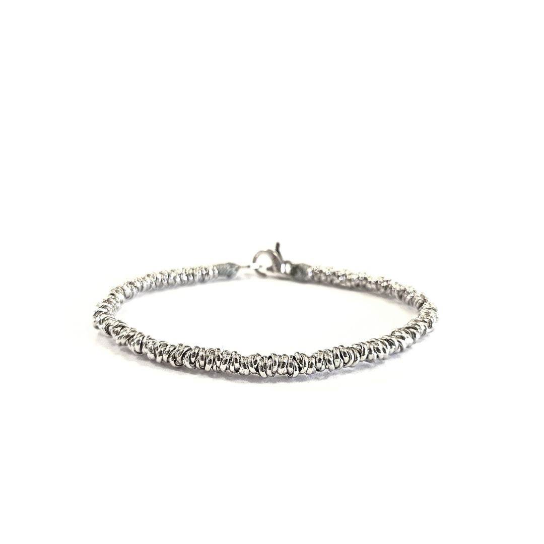 Bracciale spadino anellini - SPBR268 - Spadarella Gioielli