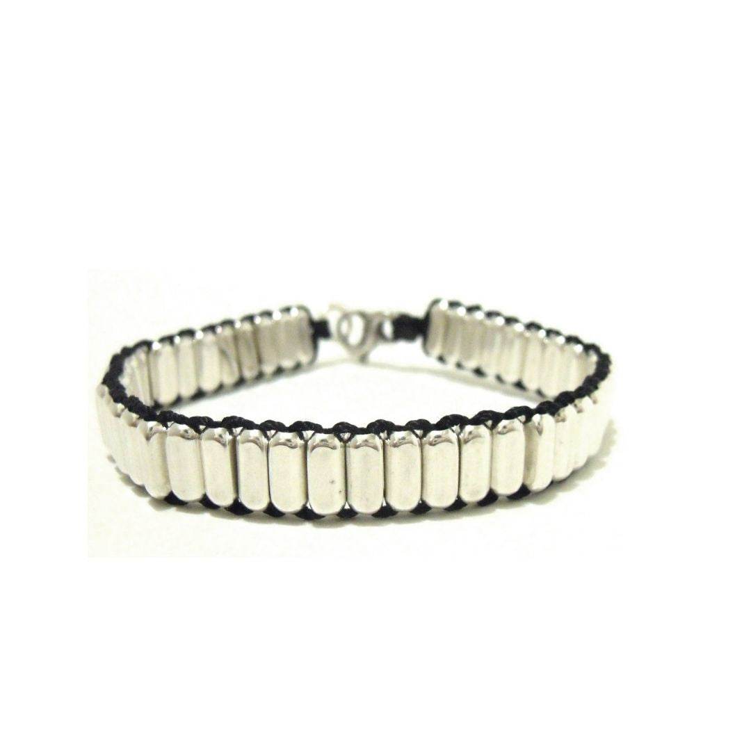 Bracciale spadino intrecciato - SPBR032 - Spadarella Gioielli