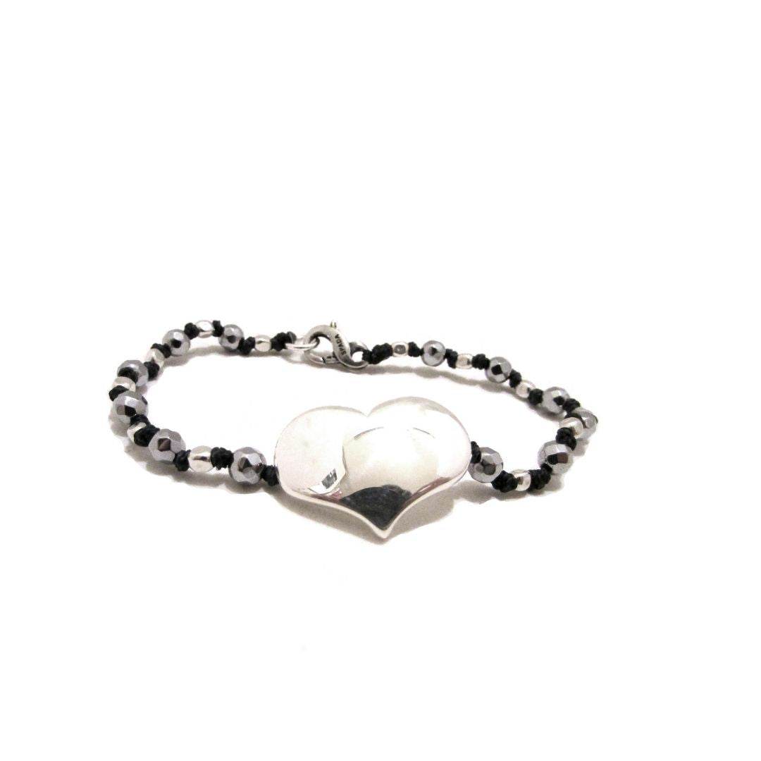 Bracciale spadino cuore - SPBR377 - Spadarella Gioielli