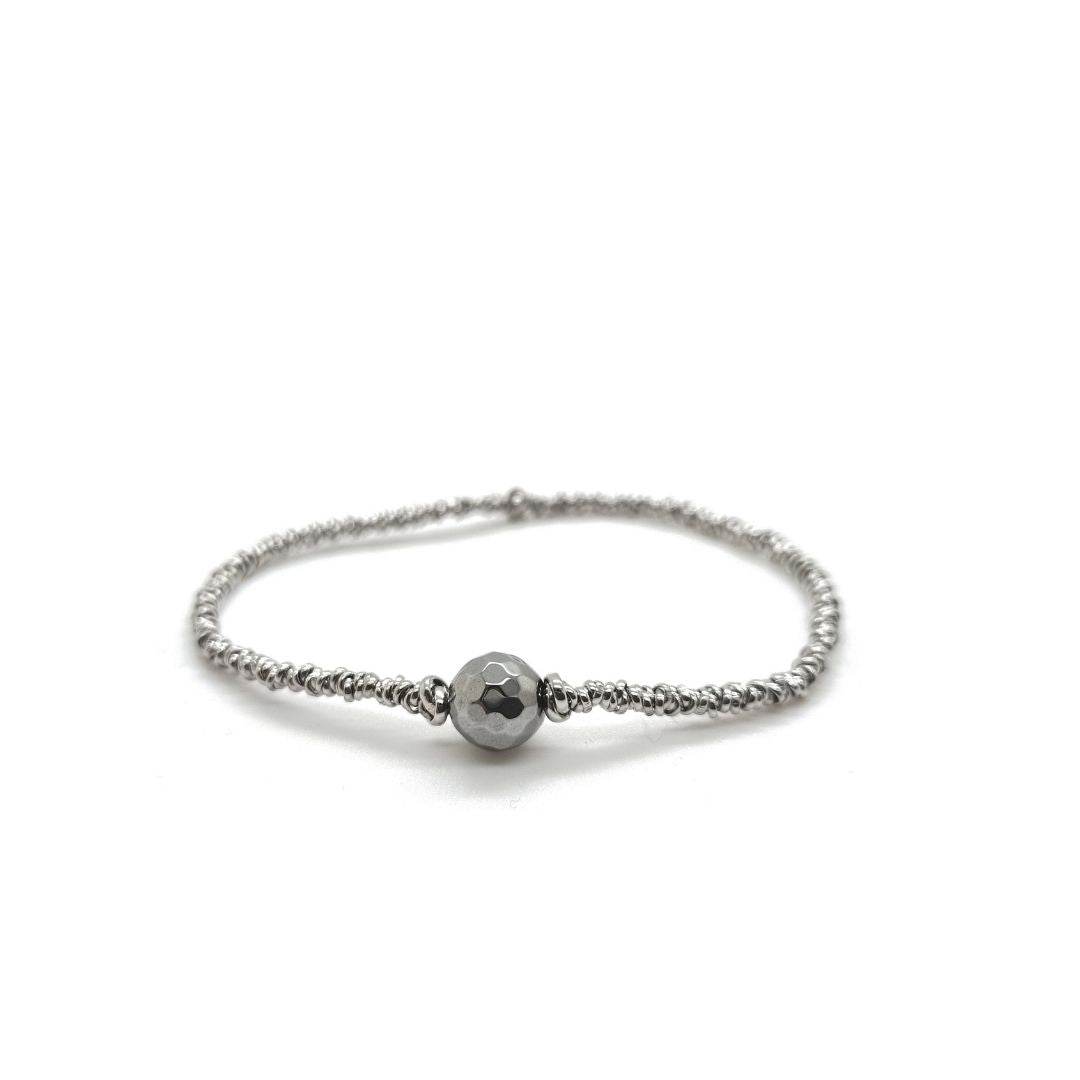 Bracciale spadino elastico con pietra - SPBR428 - Spadarella Gioielli