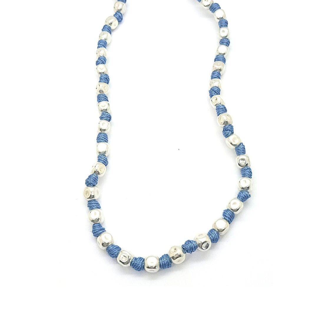 Collana spadino nodi e pepite - SPGR467 - Spadarella Gioielli