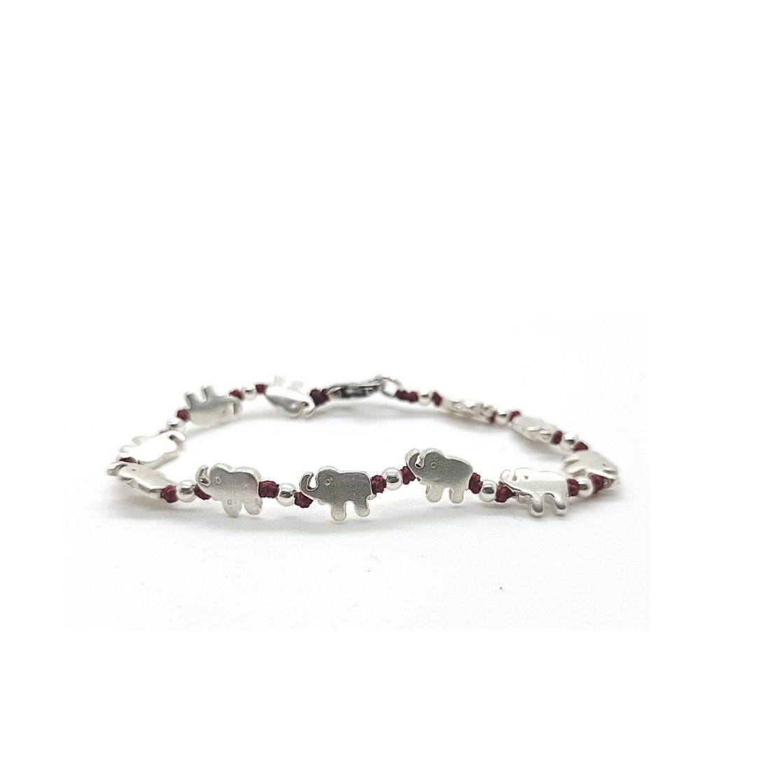 Bracciale spadino elefanti - SPBR050 - Spadarella Gioielli