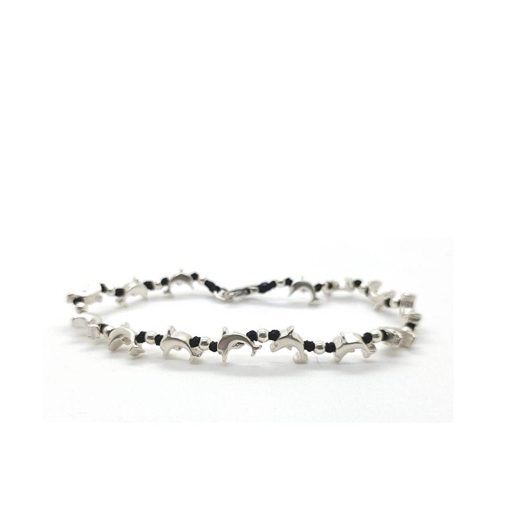 Bracciale spadino delfini - SPBR051 - Spadarella Gioielli