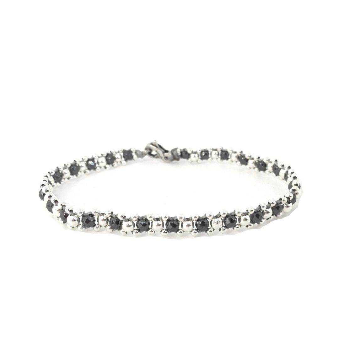 Bracciale spadino intrecciato - SPBR542 - Spadarella Gioielli