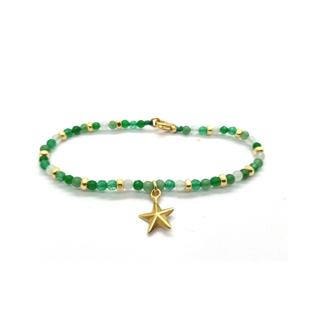 Bracciale spadino pietre con stella - SPBR604 - Spadarella Gioielli