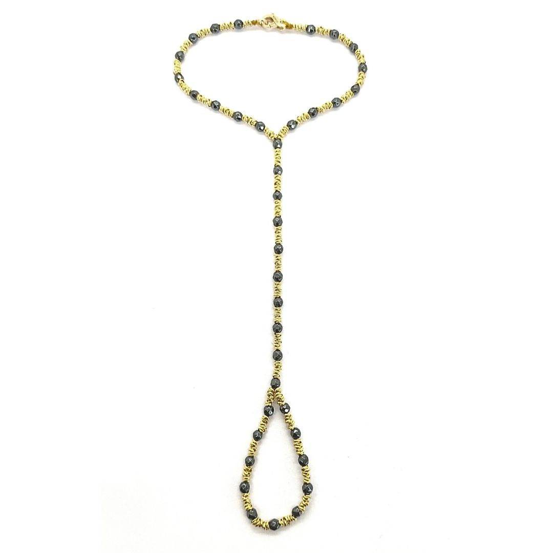 Baciamano con pietre - SPBR614 - Spadarella Gioielli