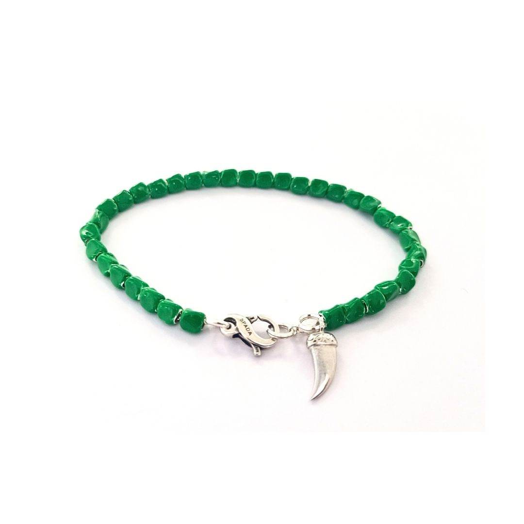 Bracciale smaltato cornetto - SPBR621X - Spadarella Gioielli