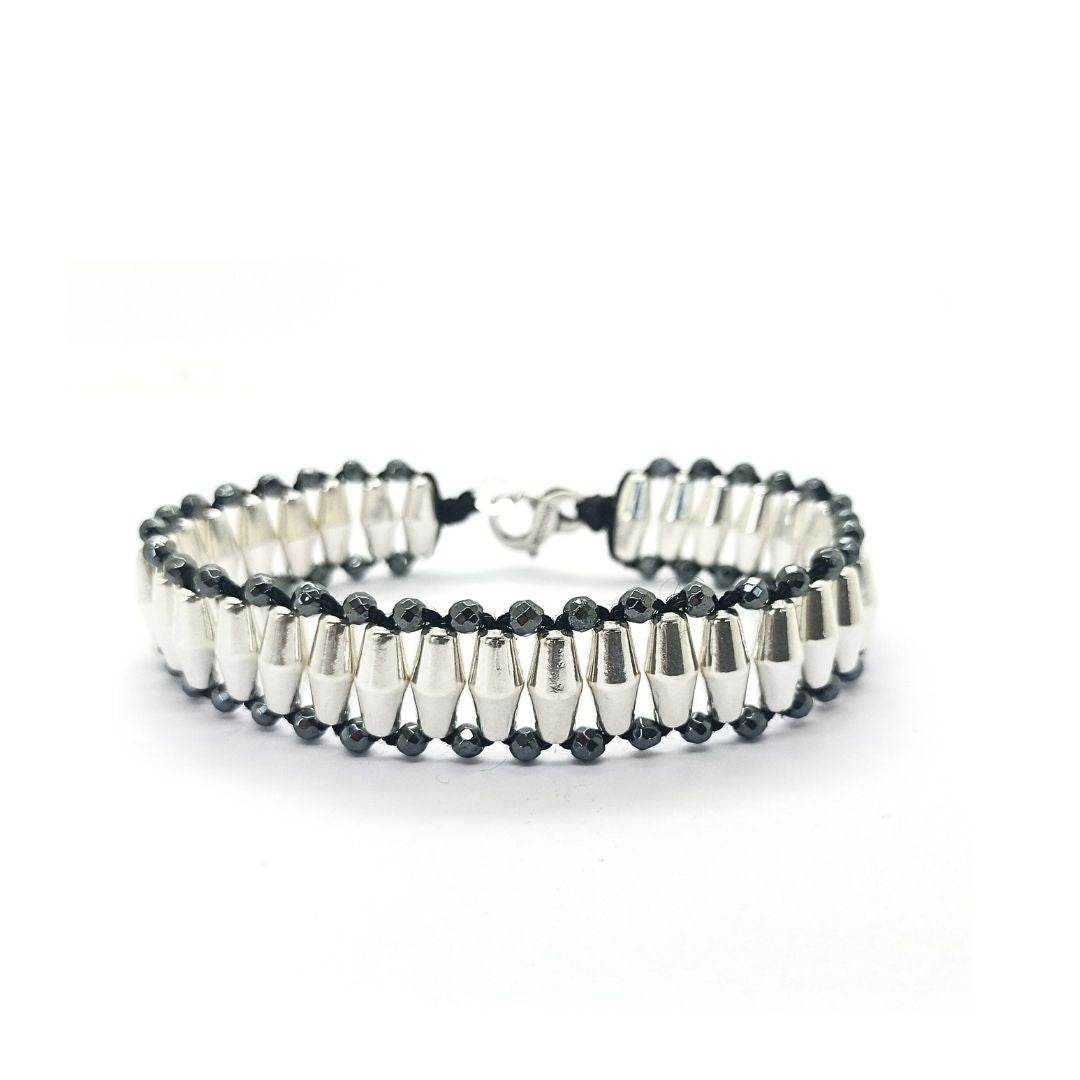 Bracciale spadino intrecciato - SPBR651 - Spadarella Gioielli