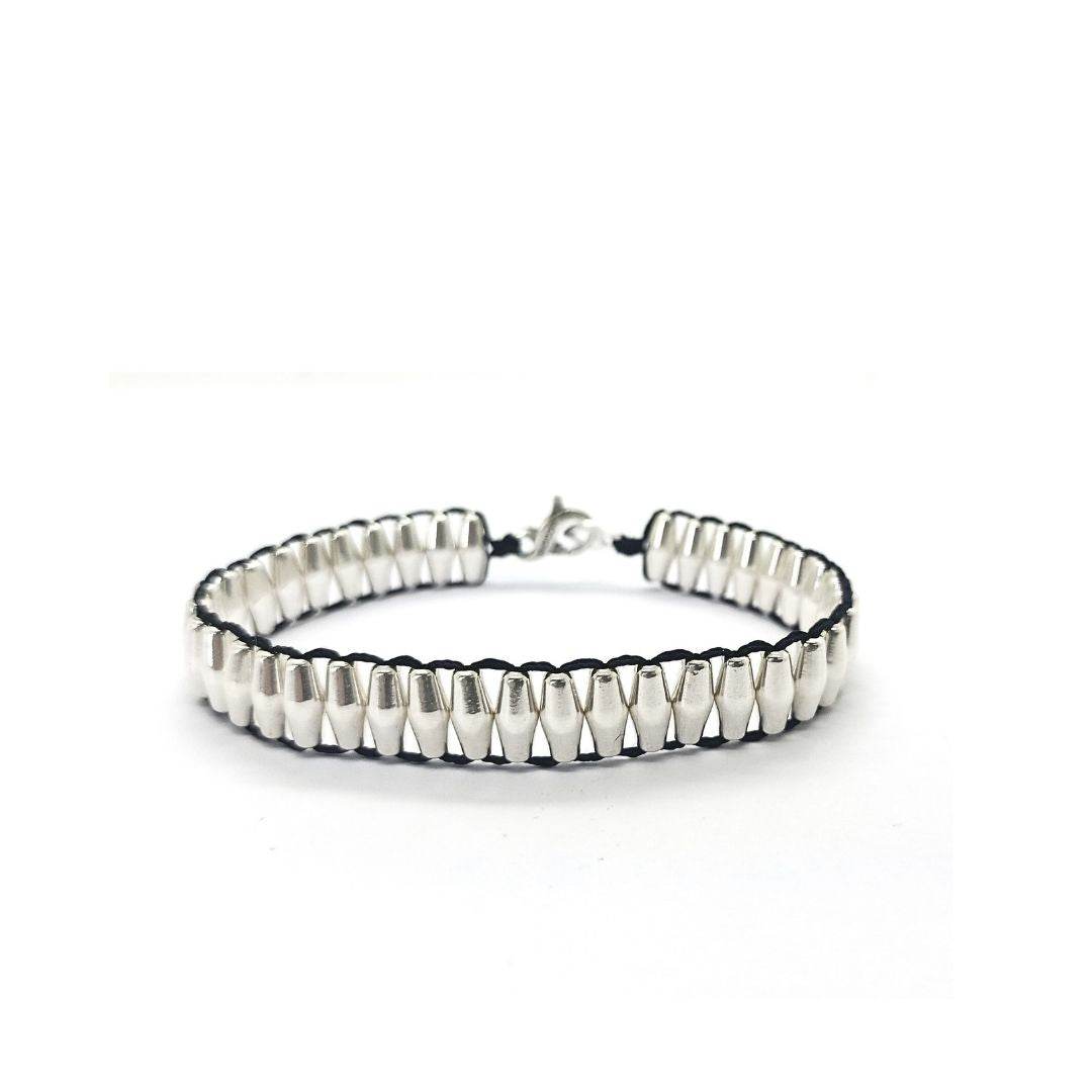 Bracciale spadino intrecciato - SPBR652 - Spadarella Gioielli